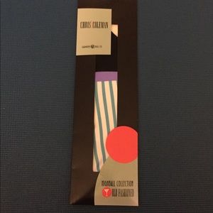 Chris Coleman purple stripe tie